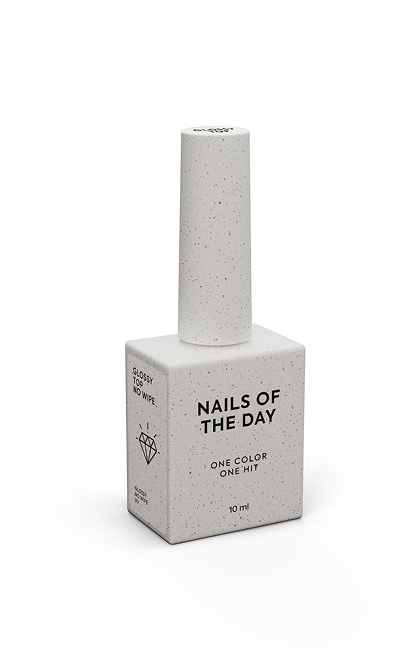NAILS OF THE DAY Glossy top no wipe